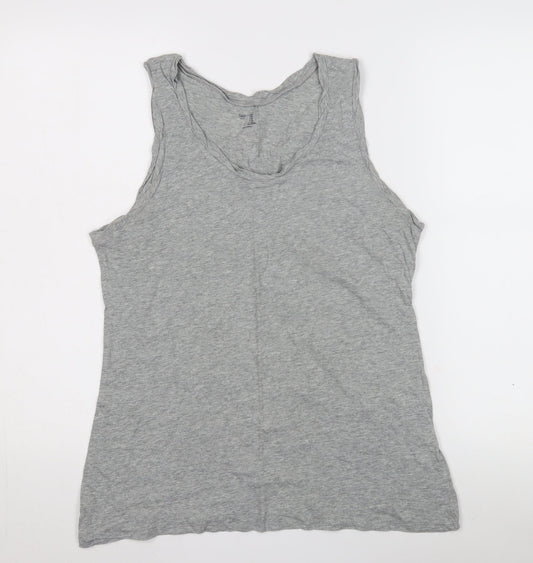 Gap Women's Grey Tank Top M - Casual Sleeveless Cotton