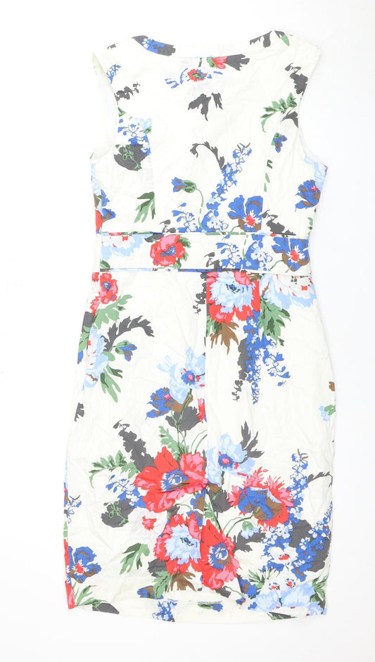 Joules Women's Multicoloured Floral Dress Size 10