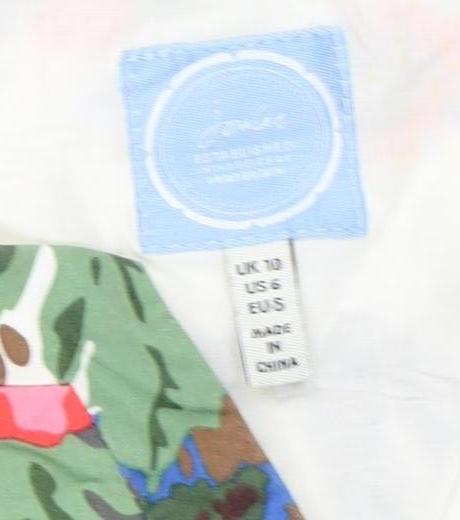 Joules Women's Multicoloured Floral Dress Size 10