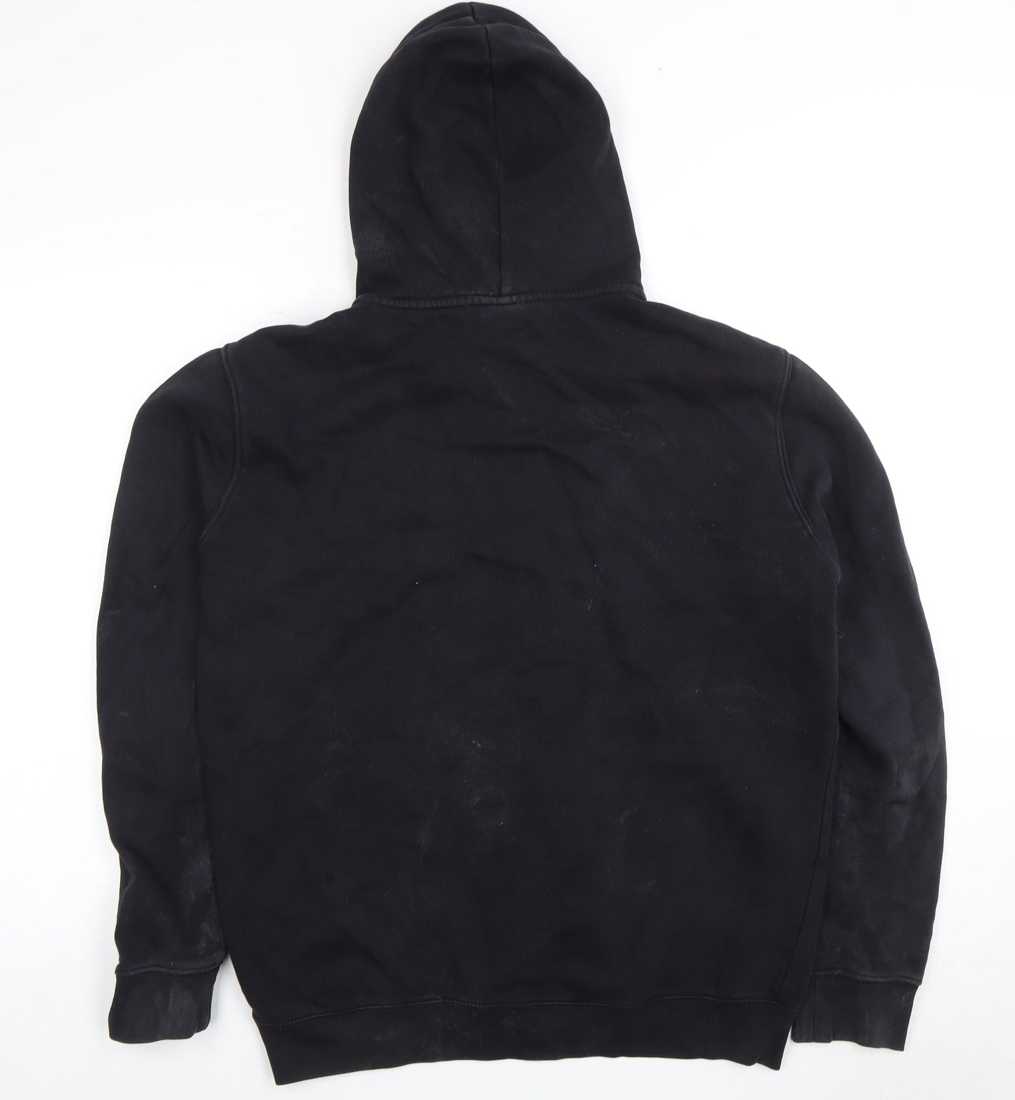 Champion Men's Black Full Zip Large Hoodie with Logo