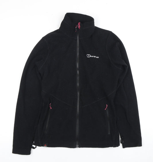 Berghaus Women's Black Fleece Jacket, Size 8, Full Zip