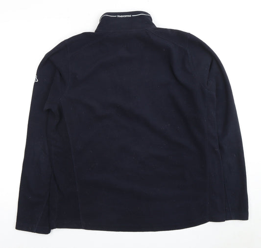Craghoppers Men's Blue 1/4 Zip Fleece Sweatshirt M