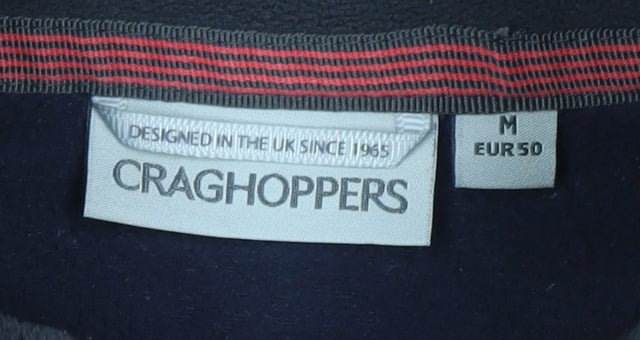 Craghoppers Men's Blue 1/4 Zip Fleece Sweatshirt M
