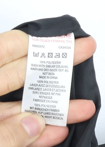 Brand and care label for French Connection Women's Black Puffer Jacket L