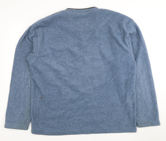 Gap Men's Blue XL Pullover Sweatshirt V-Neck