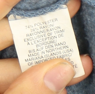 Gap Men's Blue XL Pullover Sweatshirt V-Neck