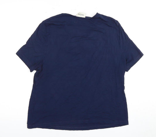 Eastex Women's Blue Round Neck T-Shirt - UK 14