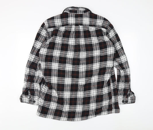 ASOS Women's Plaid Flannel Button-Up Shirt S