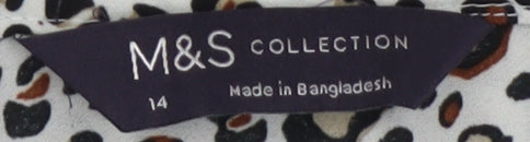 Marks and Spencer Women's Multicoloured Animal Print Tank