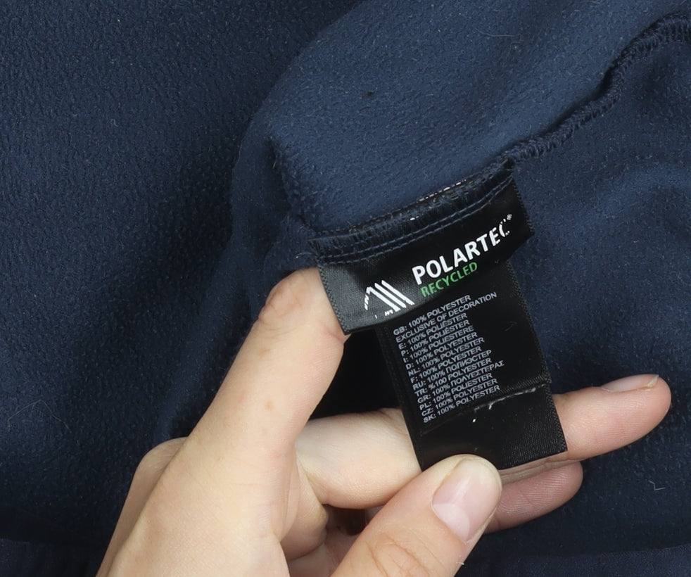 The North Face Women's Blue M Fleece Zip Sweatshirt