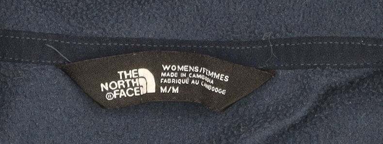 The North Face Women's Blue M Fleece Zip Sweatshirt