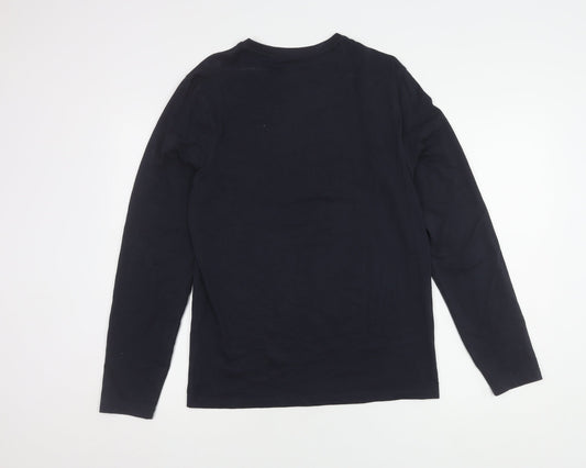 Mountain Warehouse Men's XS Black T-Shirt Long Sleeve V-Neck