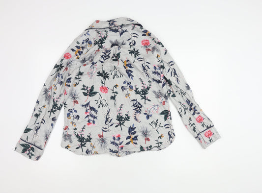 Joules Women's Multicoloured Floral Pyjama Top, S, Spring