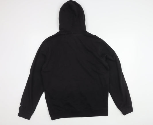 Champion Men's Black Pullover Hoodie M Logo