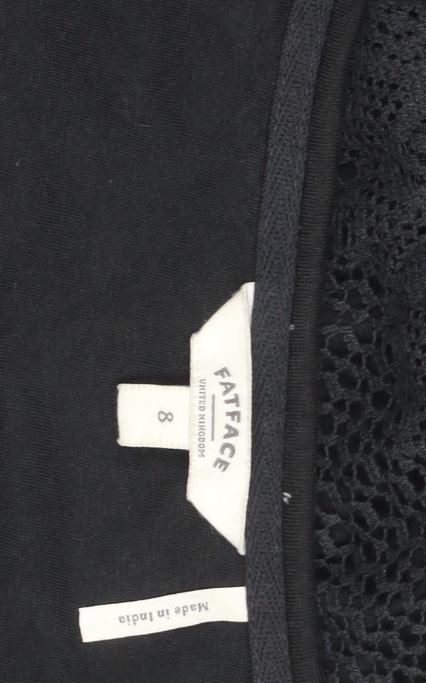Fat Face Women's Black Size 8 Lace Dress