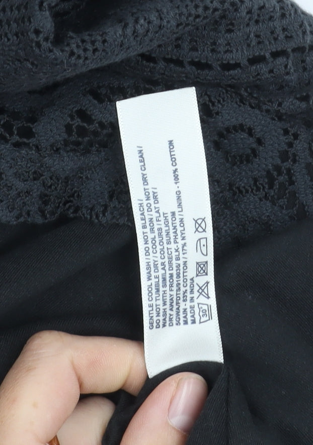 Fat Face Women's Black Size 8 Lace Dress