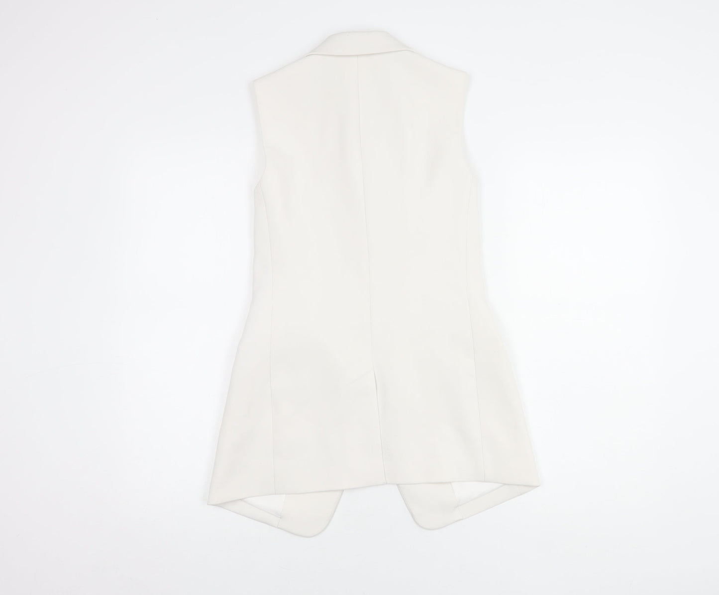 Michael Kors Women's White Sleeveless Suit Jacket