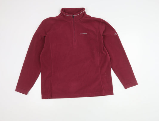 Craghoppers Women's Red Pullover Sweatshirt Size 12