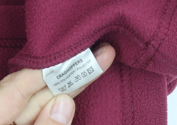 Craghoppers Women's Red Pullover Sweatshirt Size 12