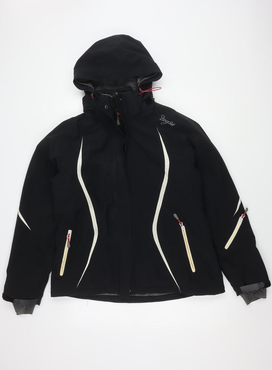 TOG24 Women's Black Nylon Jacket Size 14