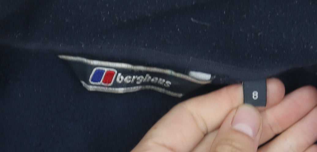 Berghaus Women's Blue Fleece Jacket Size 8, Outdoor Style