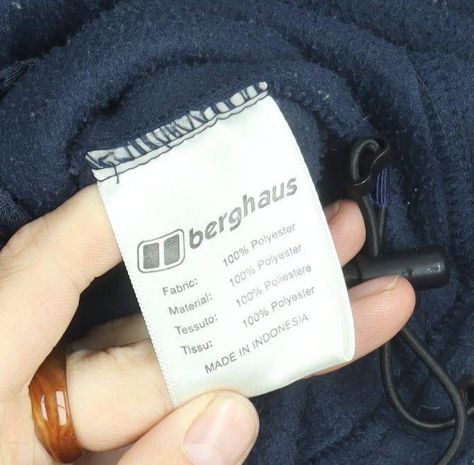 Berghaus Women's Blue Fleece Jacket, Size 14, Full Zip