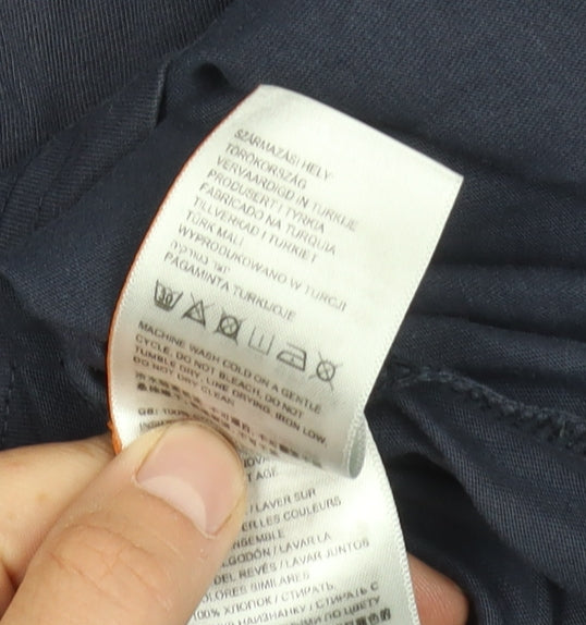 Superdry Men's Blue XS Solid Crew Neck T-Shirt