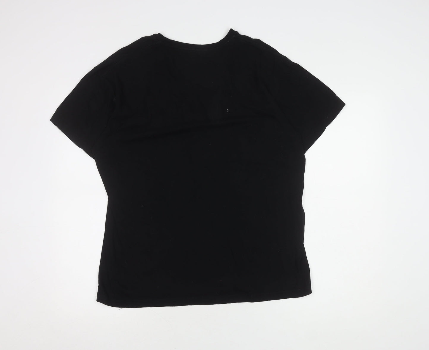 Quiksilver Men's Black Crew Neck T-Shirt Size L