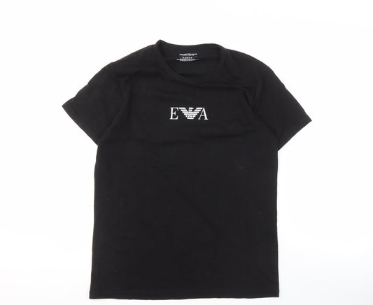 Emporio Armani Men’s Black Logo T-Shirt - L