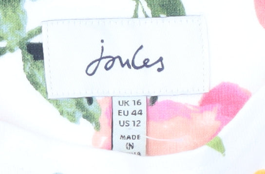 Joules Women's Multicoloured Floral Dress 16
