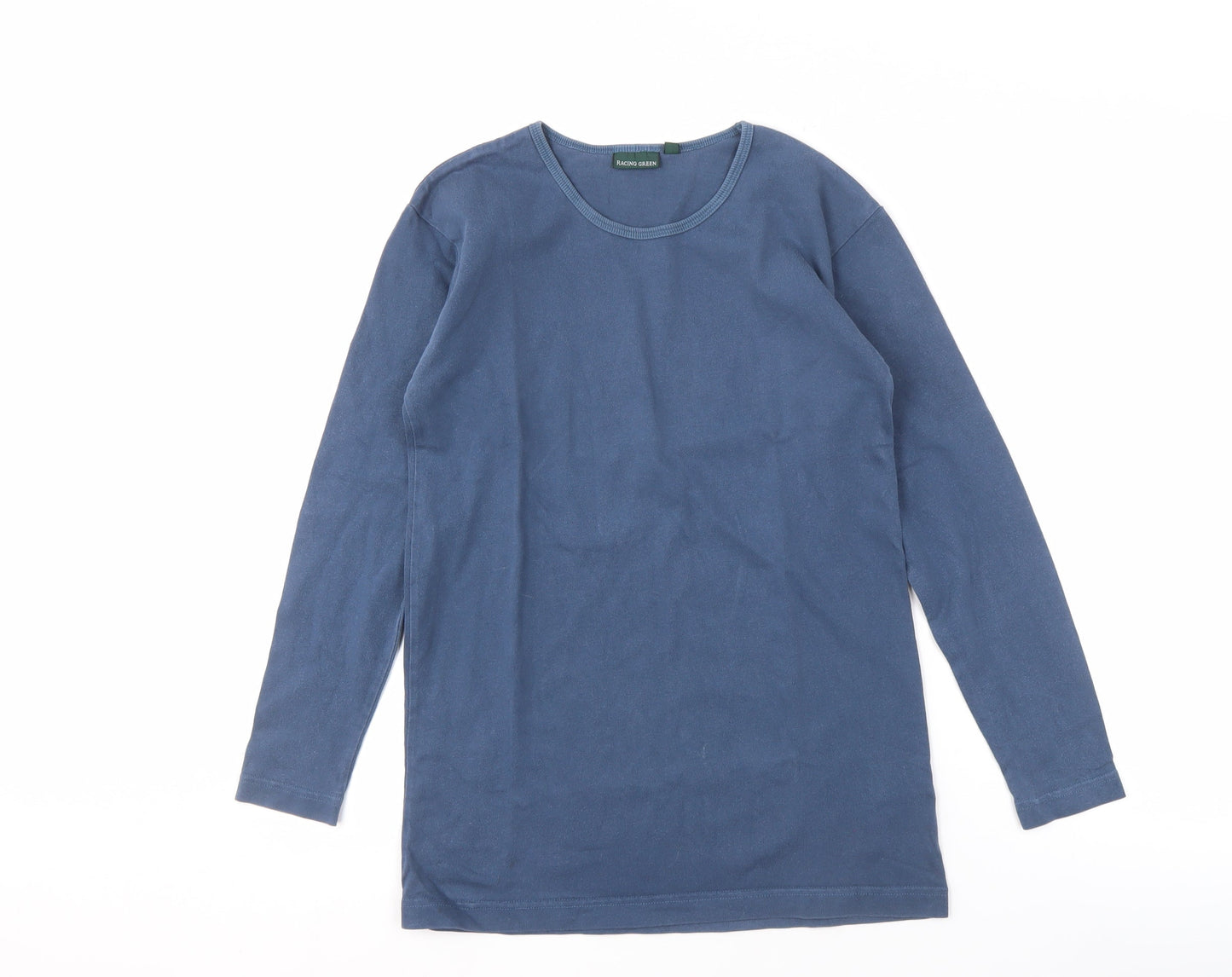 Racing Green Women's Blue Long Sleeve Basic T-Shirt