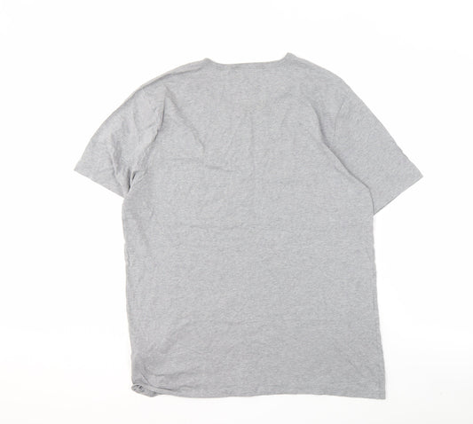 Hugo Boss Men's Grey 2XL T-Shirt, Crew Neck