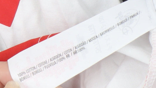 Disney Men's L Mickey Mouse Graphic T-Shirt - Black/White/Red