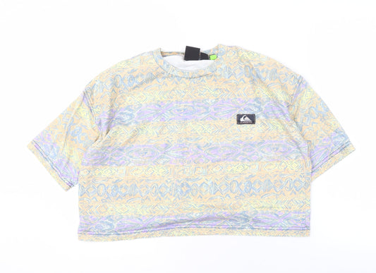 Quiksilver Unisex Multicoloured XS Retro T-Shirt