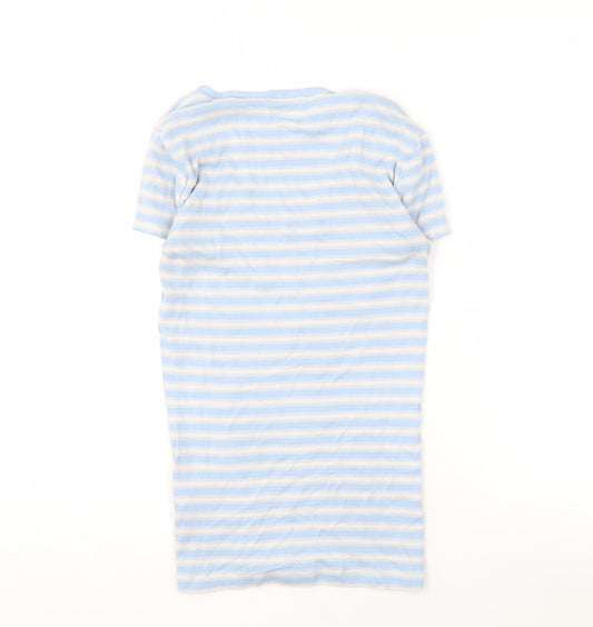 Tommy Hilfiger Women's XS Blue Striped T-Shirt