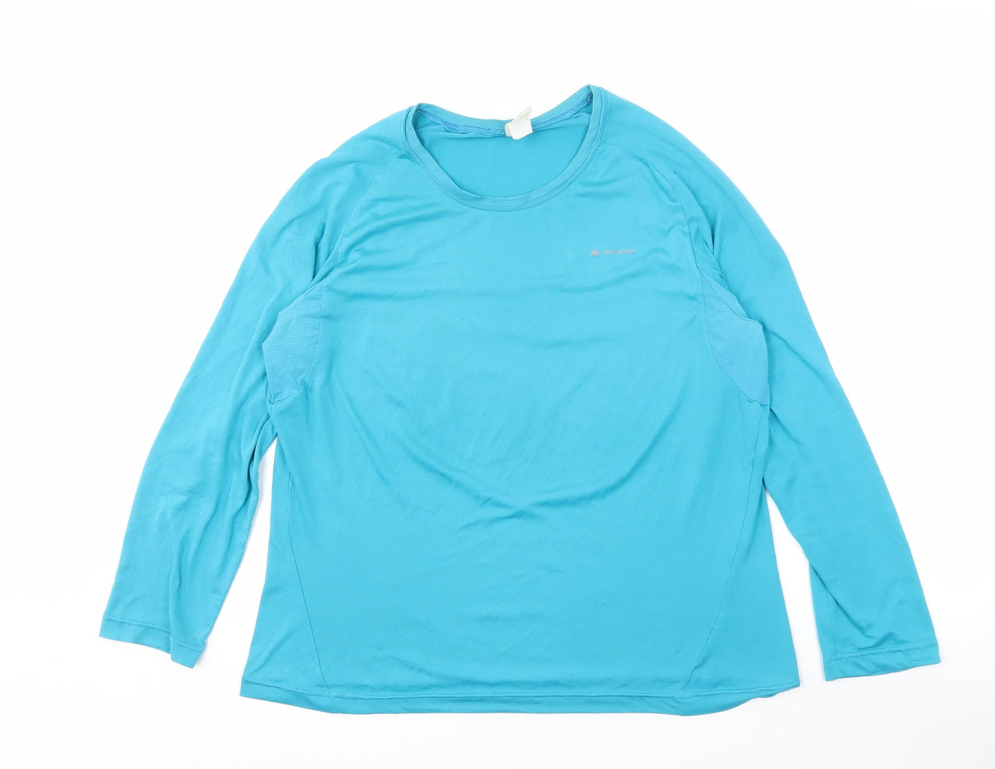 Decathlon Men's Blue Long Sleeve T-Shirt M