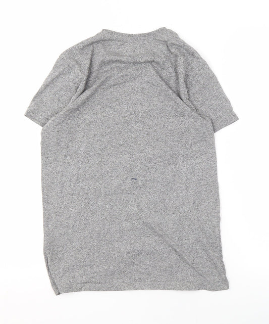 Buzz Aldrin Men’s Grey NASA Graphic T-Shirt XS