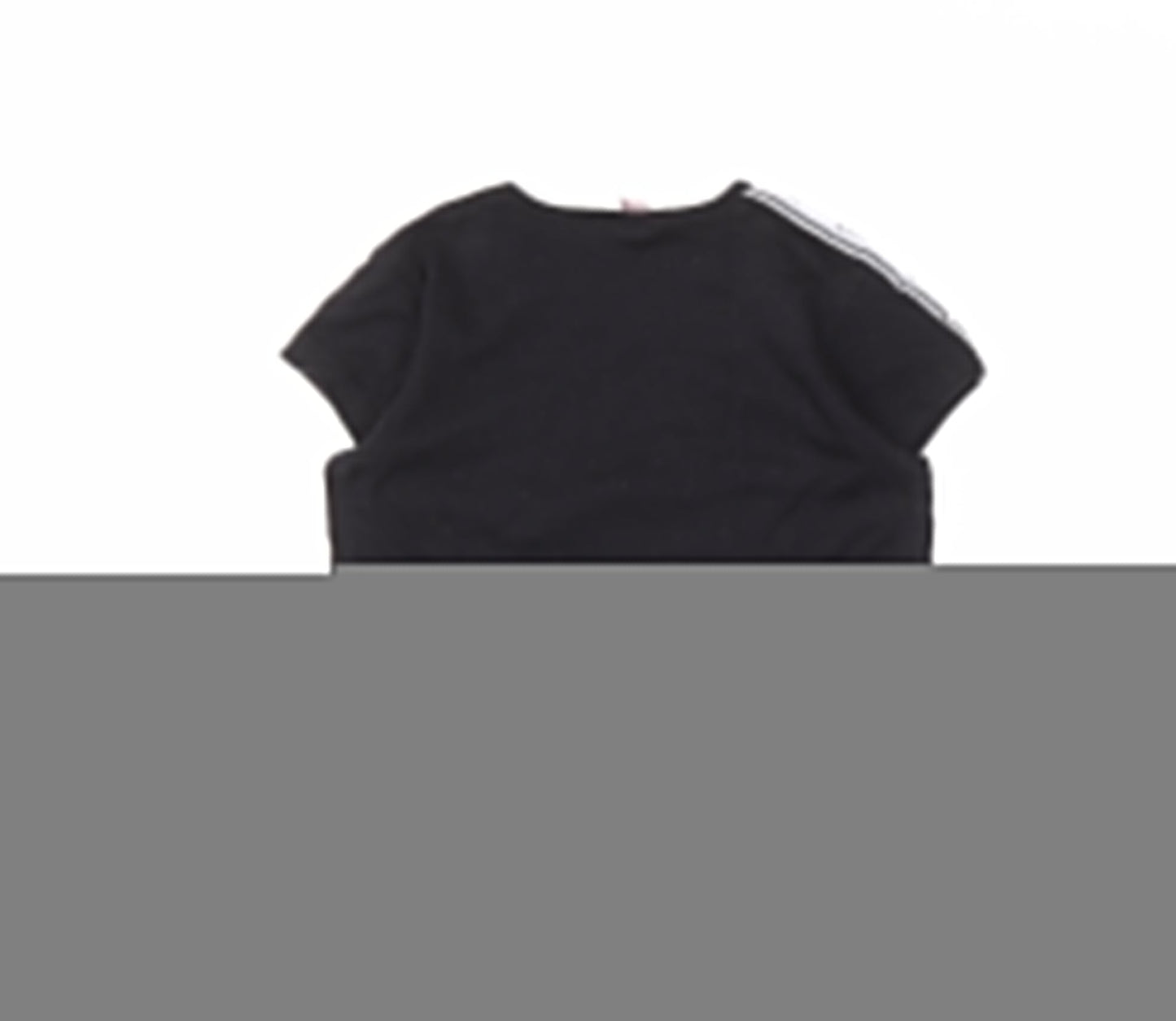 Lonsdale Women's Black T-Shirt, Size 12, Crew Neck