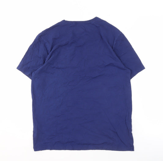 Hugo Boss Men's Blue L Crew Neck T-Shirt