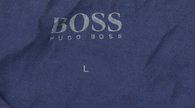 Hugo Boss Men's Blue L Crew Neck T-Shirt