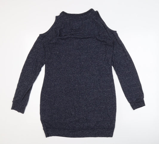 Superdry Women's Blue Jumper Dress Small Casual