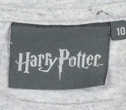Harry Potter Gryffindor Grey T-Shirt - Unisex Size 10