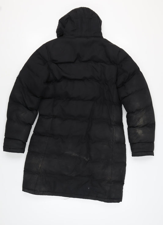 Tog Twenty Four Women's Black Puffer Coat, Size 10, Winter