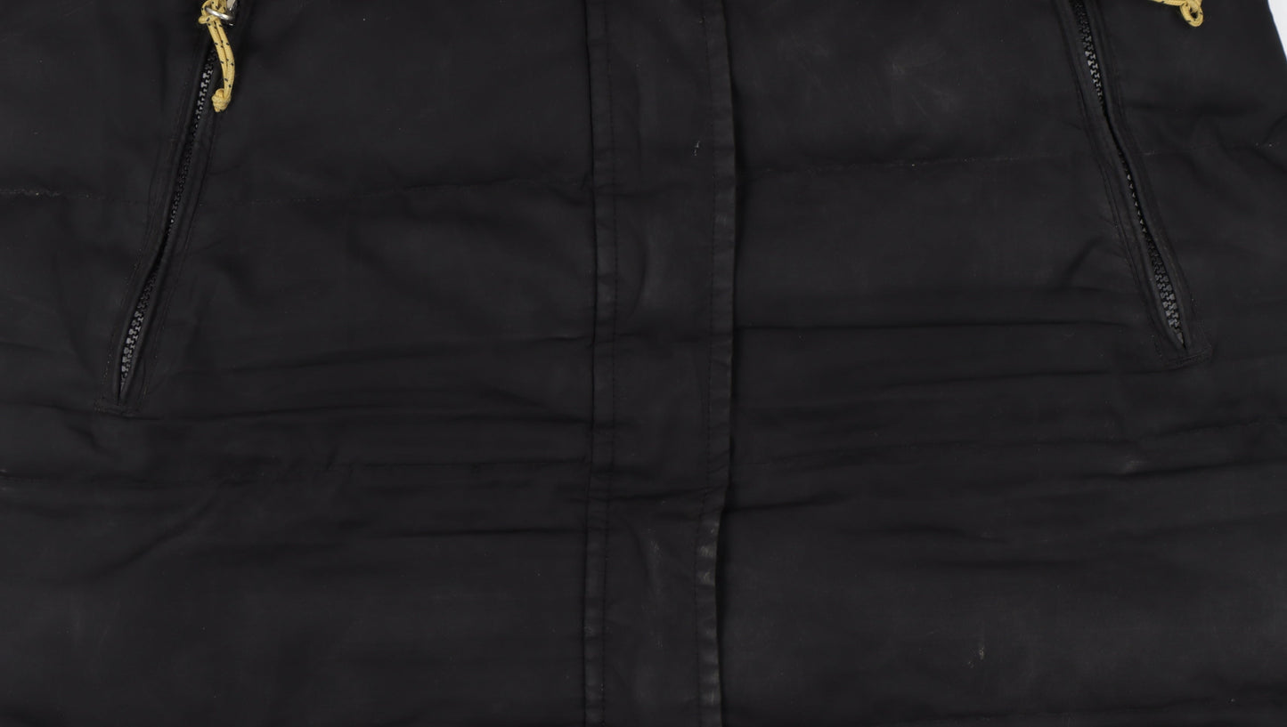 Tog Twenty Four Women's Black Puffer Coat, Size 10, Winter