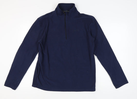 Peter Storm Men's Blue Fleece 1/4 Zip Jumper L