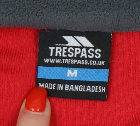 Trespass Men's Red Fleece Pullover Sweatshirt M
