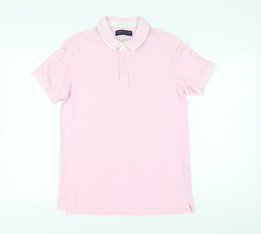 Jack & Jones Pink Mens Polo Shirt L Casual