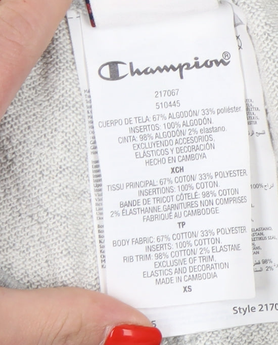 Champion Men's Grey Jogger XS Elastic Waist Logo