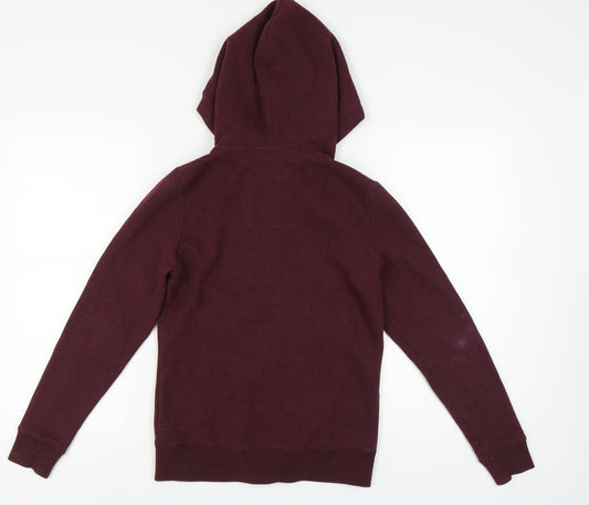 Diesel Men's Red Full Zip Hoodie Size S