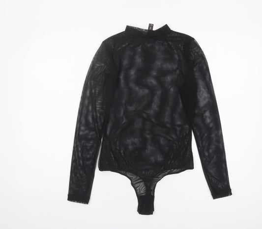 Ann Summers Women's Black Mesh Bodysuit, Size S, Party Wear
